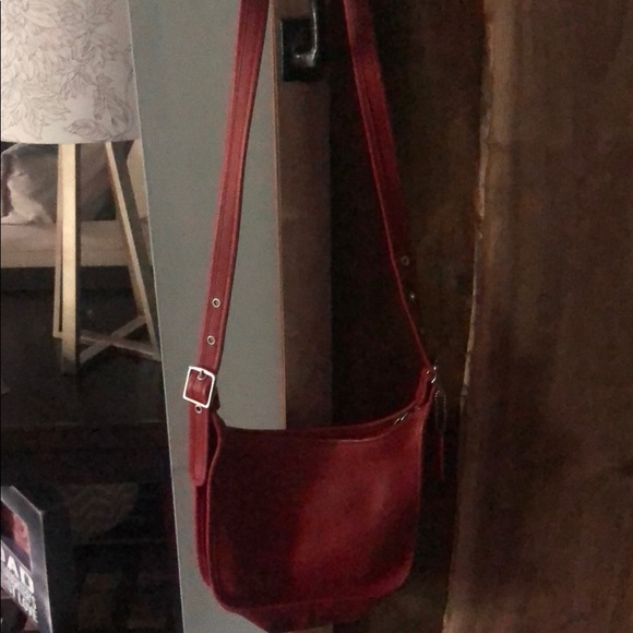 Coach Handbags - Red leather coach purse